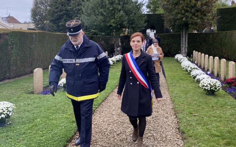 Cérémonie du souvenir à Loos